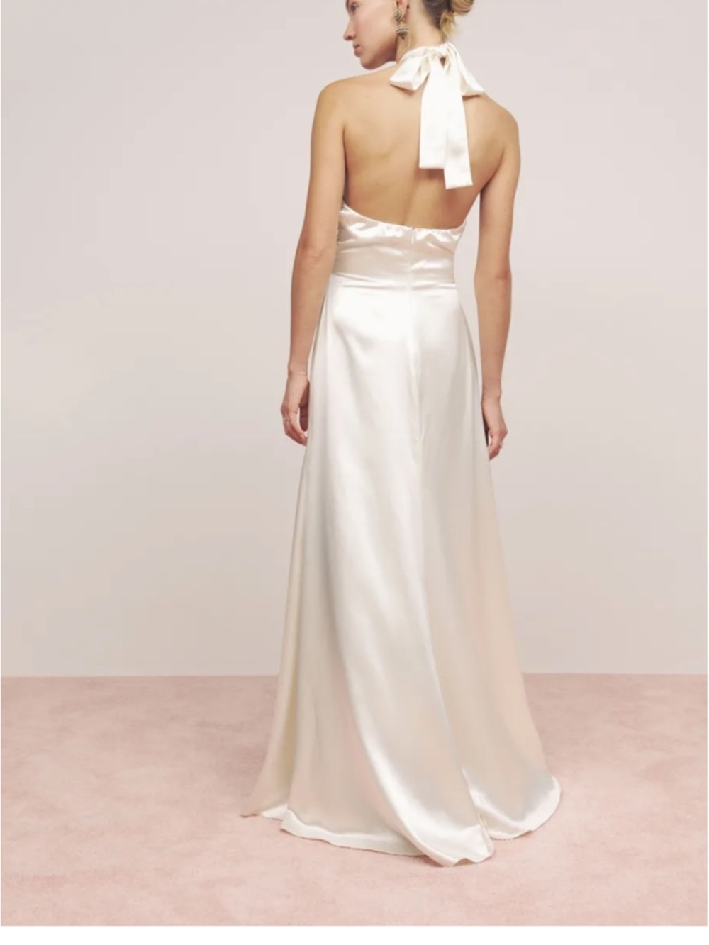 Reformation Veria Silk Maxi Dress in Ivory NWT size 2 - Picture 3 of 11